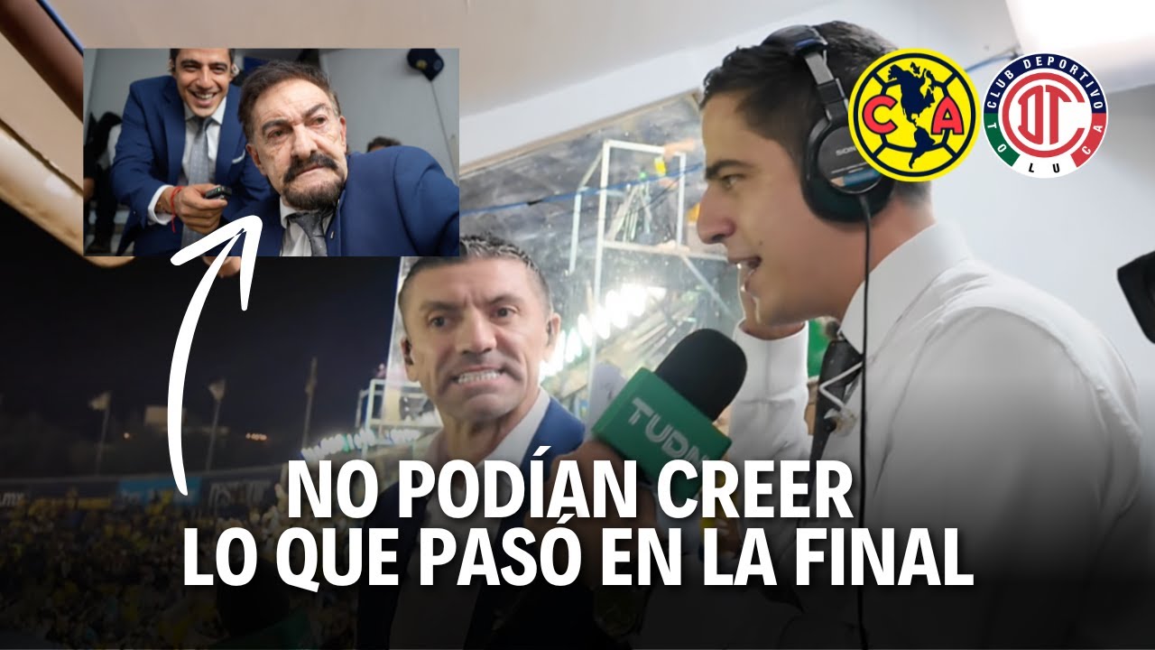 ROBO AL AMÉRICA en la FINAL DE IDA l Detrás de cámaras l América 0-0 Toluca l Andrés Vaca