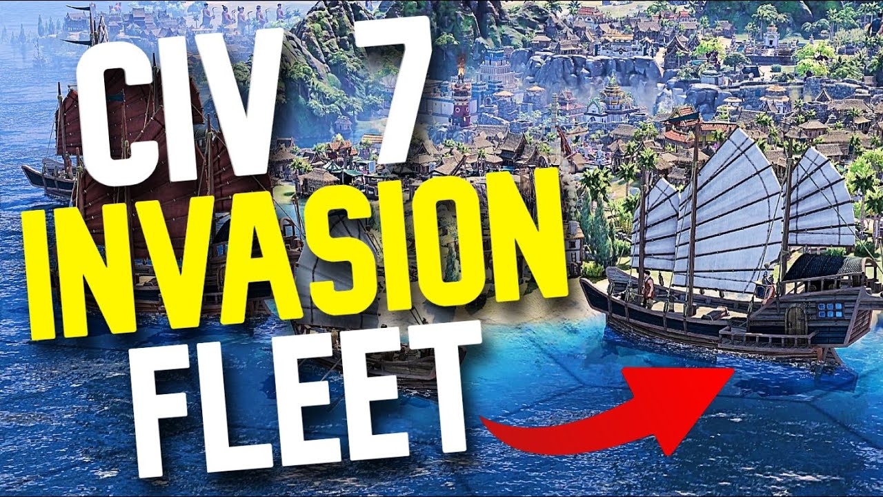 ПОДДЕРЖКА С МОРЯ! Глобальная война и вторжение НАЧИНАЮТСЯ в Civilization VII &mdash; Полезный гайд