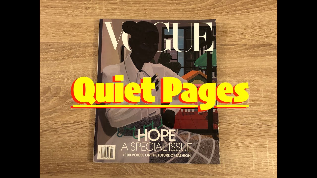 Flipping through 2020 Vogue US September Issue | Artist’s Kerry James Marshall & Jordan Casteel