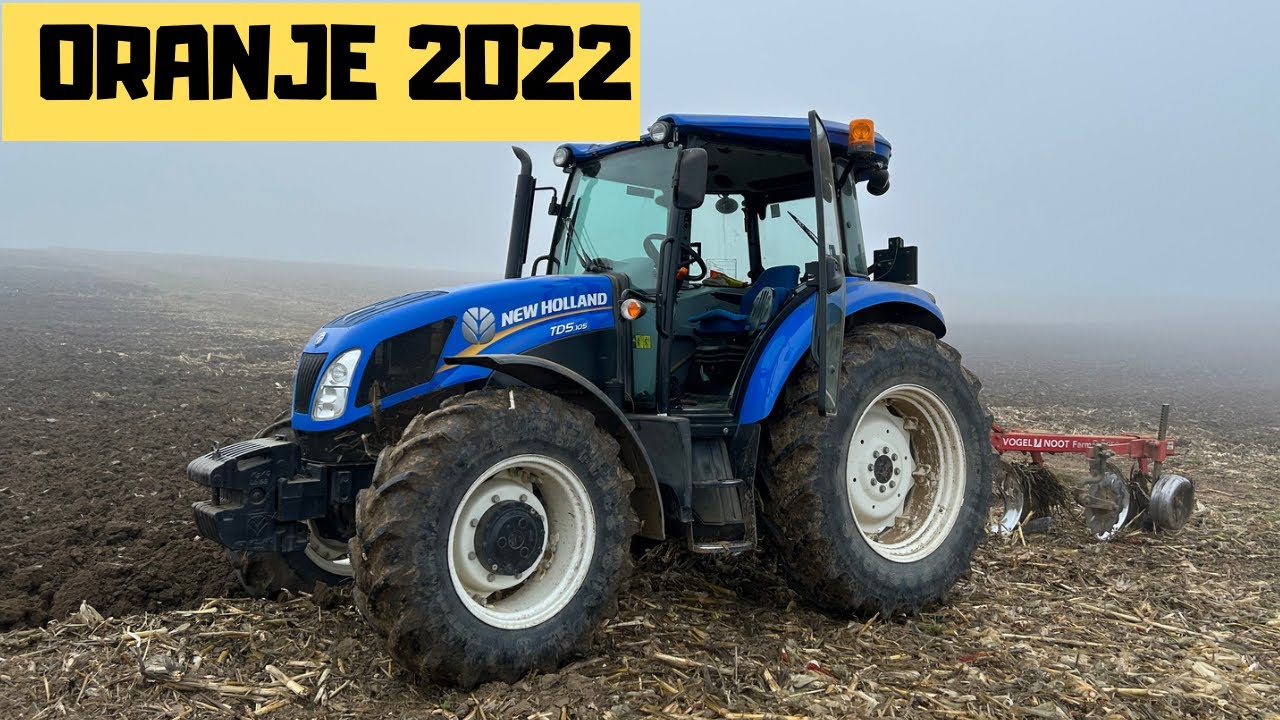 Oranje Kukuruzišta 2022 | New Holland  TD5.105 & Vogel Noot L950 |