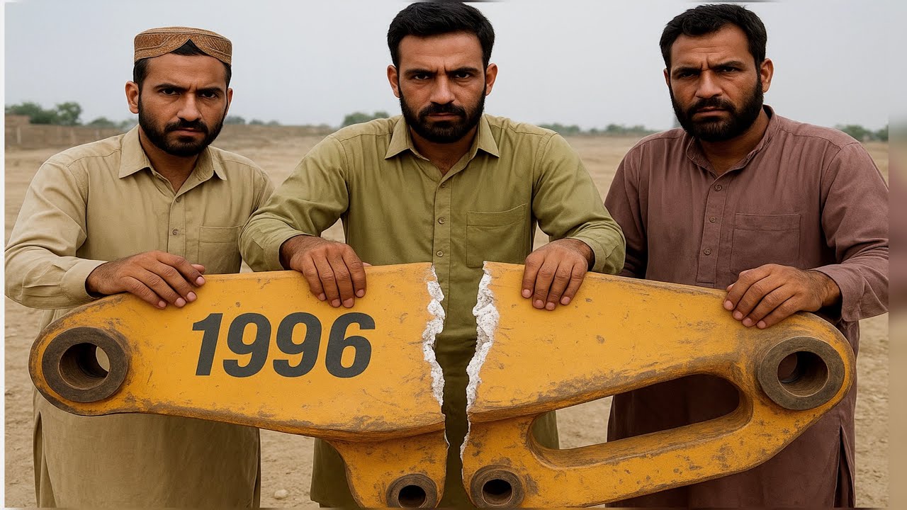Unbelievable Repair! Pakistani Experts Rebuilt Broken Caterpillar Loader Boom Flawlessly
