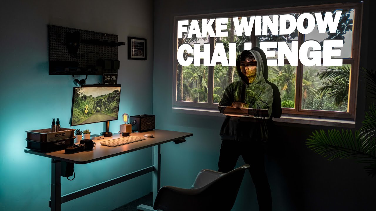FAKE WINDOW CHALLENGE | BenQ TK850（Behind The Scenes）