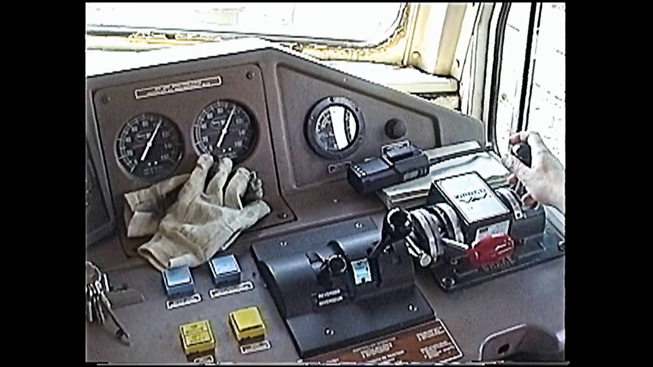 Cab ride VIA F40PH-2D 6409 shunting Halifax NS 5 August 1998