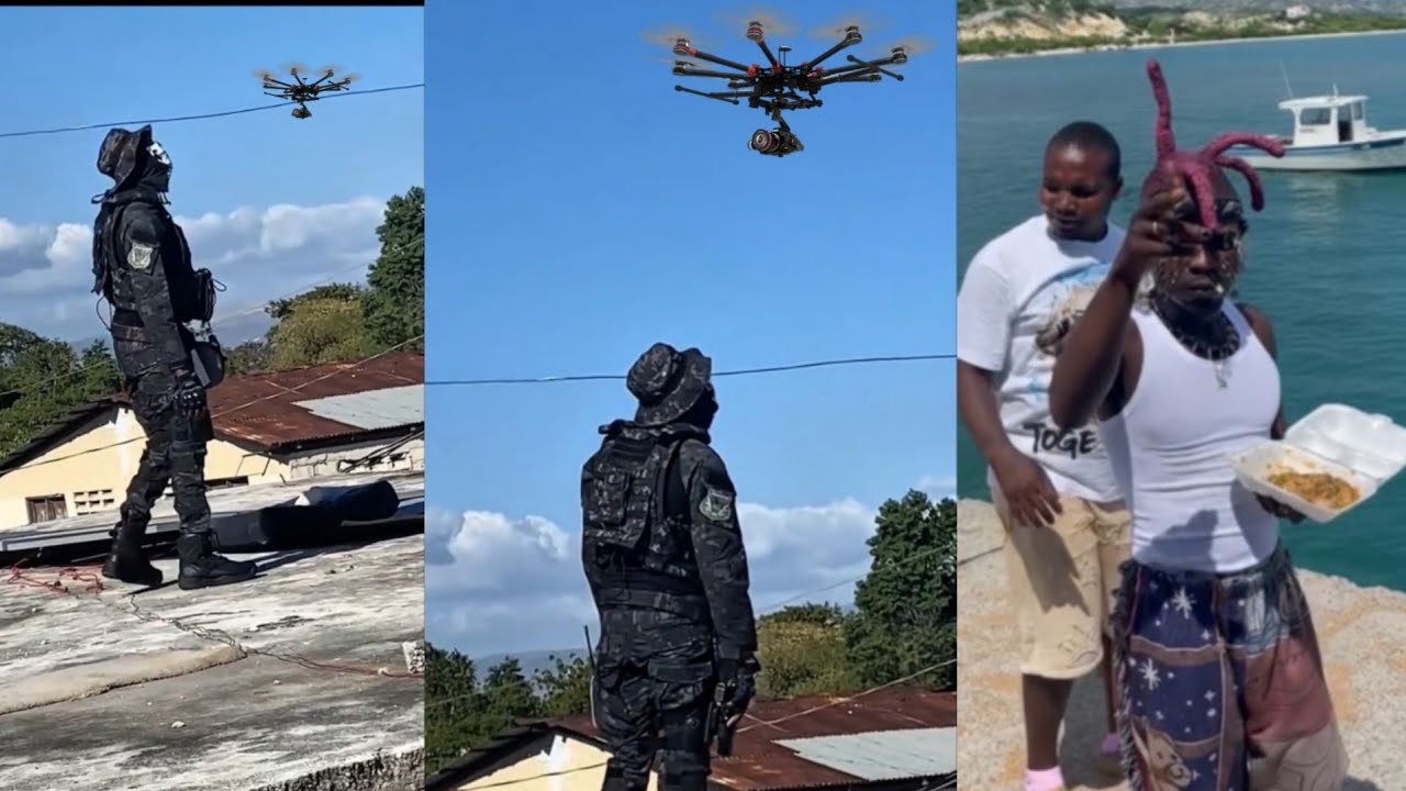Tèt pa dwat lage pyel.viv ansanm kraze.neg UVD rete têt anlè.lanmò sanjou grandye.babekyou nan maron