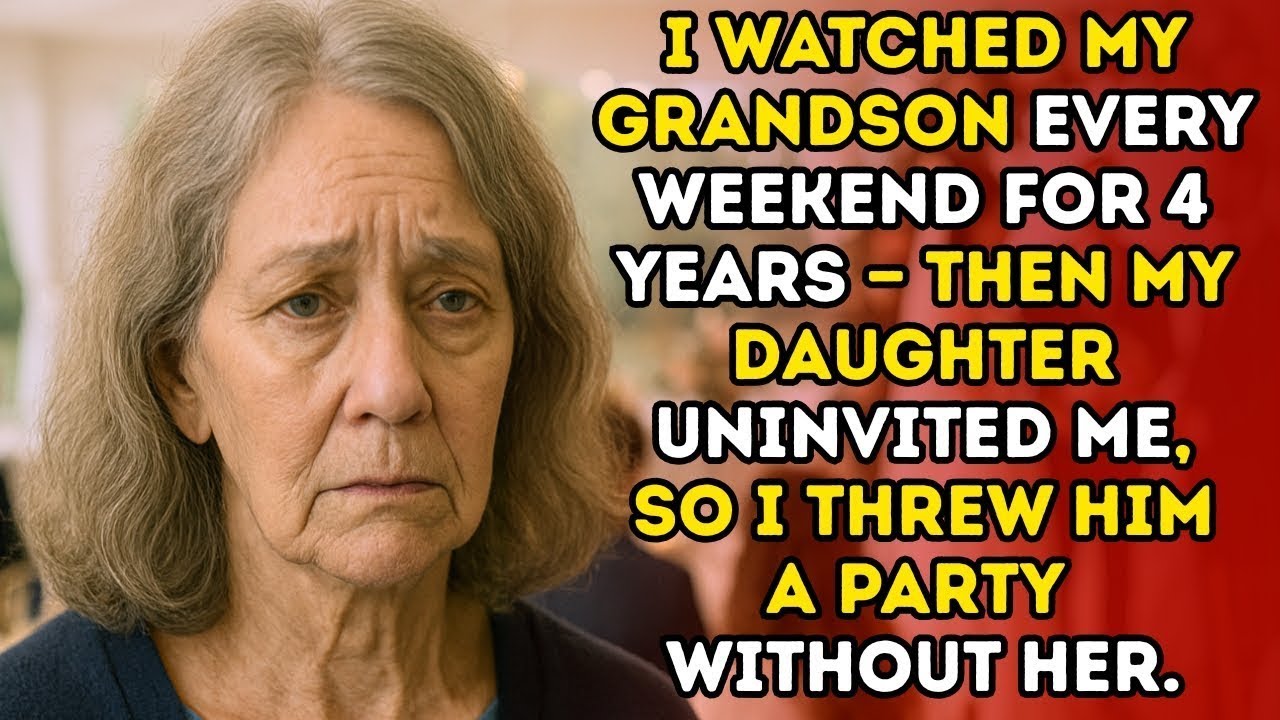 I Watched My Grandson Every Weekend For 4 Years — My Daughter Uninvited Me, So I Threw Him a Party