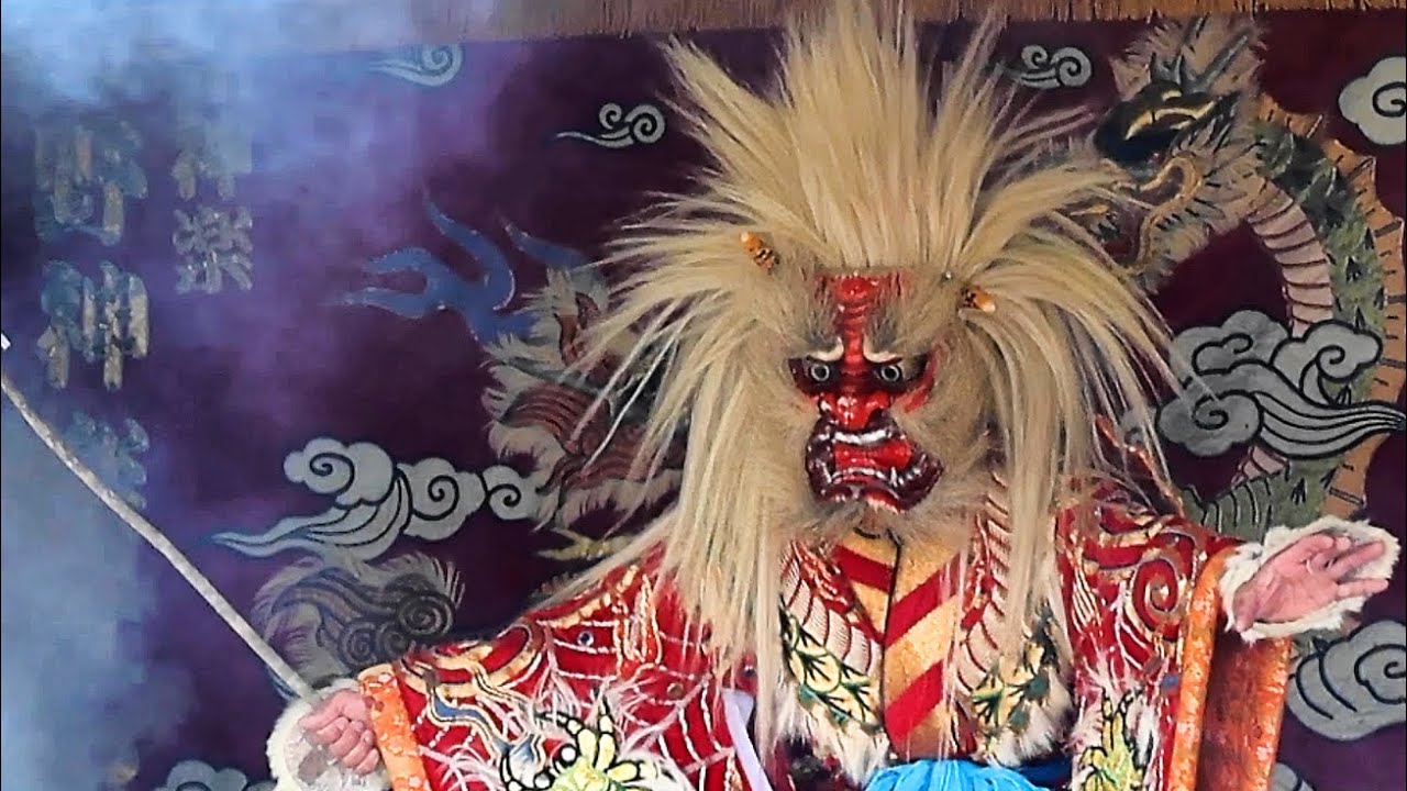 【石見神楽　塵輪】佐野神楽社中2023.10.9～吉地王子八幡神社秋季例大祭奉納神楽