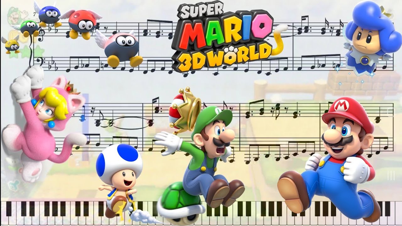 Super Mario 3D World - Chain-link Charge [Piano Recreation]
