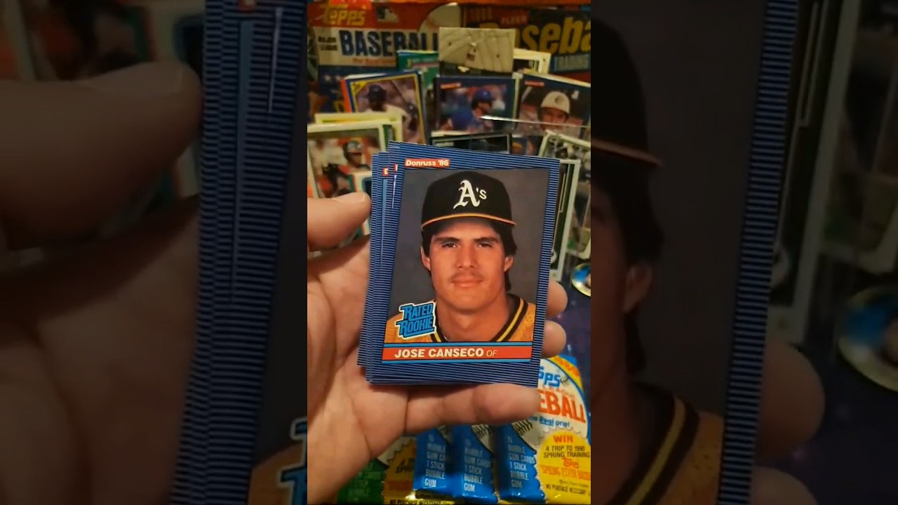 BIG HIT 1986 Donruss Baseball Cards Wax Pack Opening #mlb #baseball #sportscards