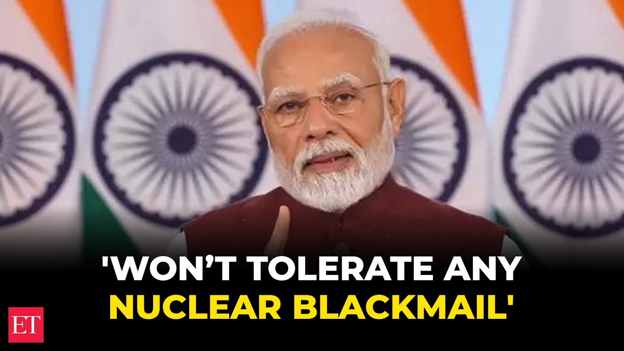 'India will not tolerate nuclear blackmail...' : PM Modi's stern message to Pakistan