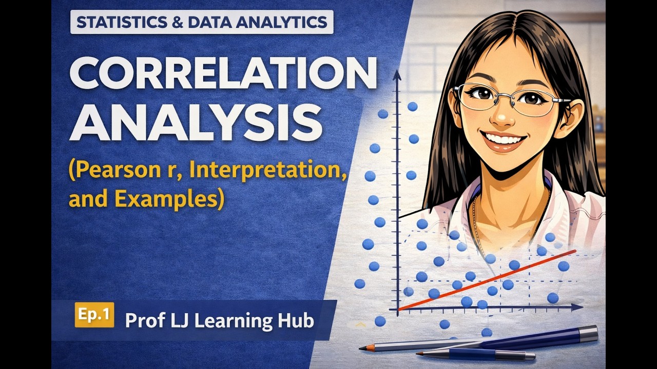 Statistics Ep. 1: Correlation Analysis (Using Jamovi) | Prof LJ Learning Hub