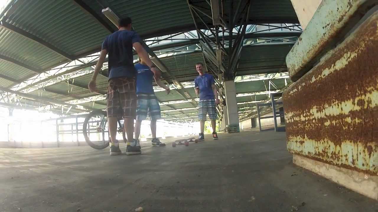 Longboard fahren in Bremen bei Sonnenschein