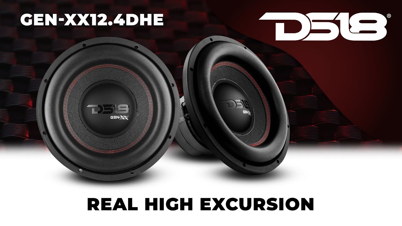 GEN-XX12.4DHE | Сабвуфер DS18 с большим ходом диффузора