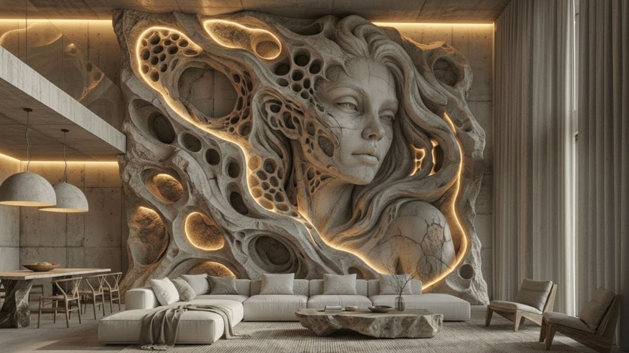 LUXURY PLASTER WALL ART IDEAS FOR BOLD, STATEMENT HOME INTERIORS