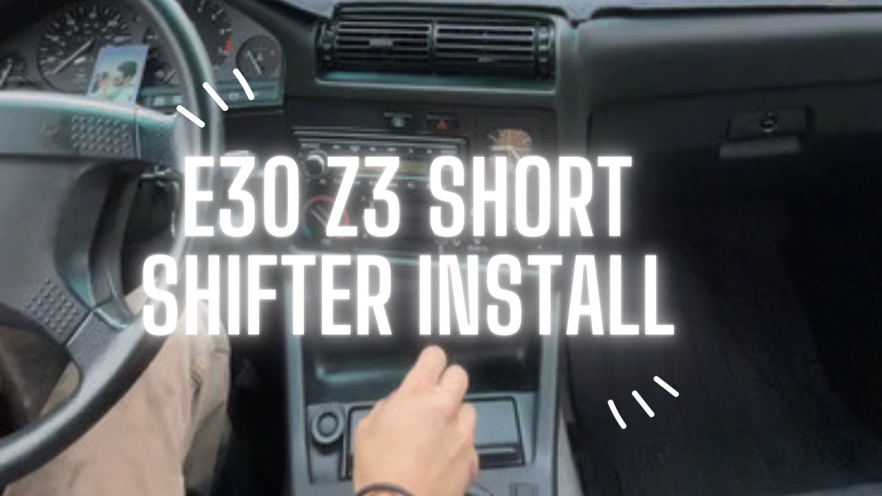 E30 Z3 short shifter (DIY)