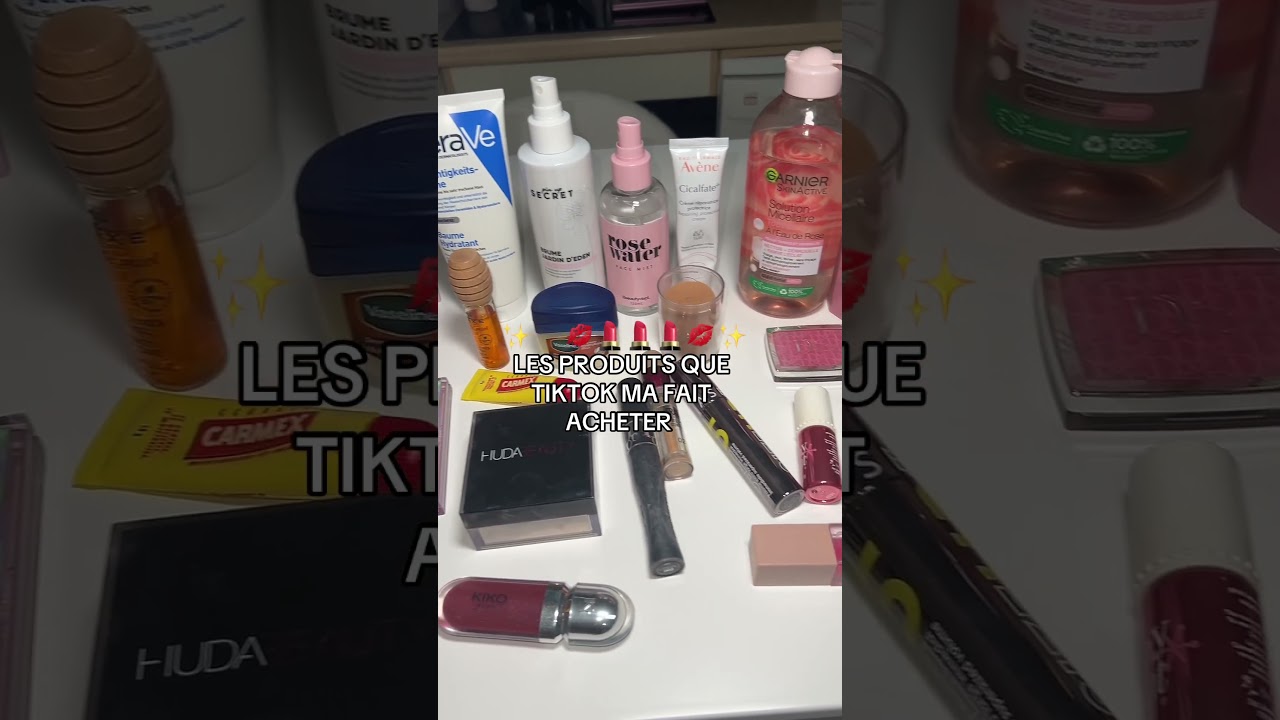Les produits que TikTok m&rsquo;a fait acheter un maquillage, make-up Skincare #skincare #makeup #sephora