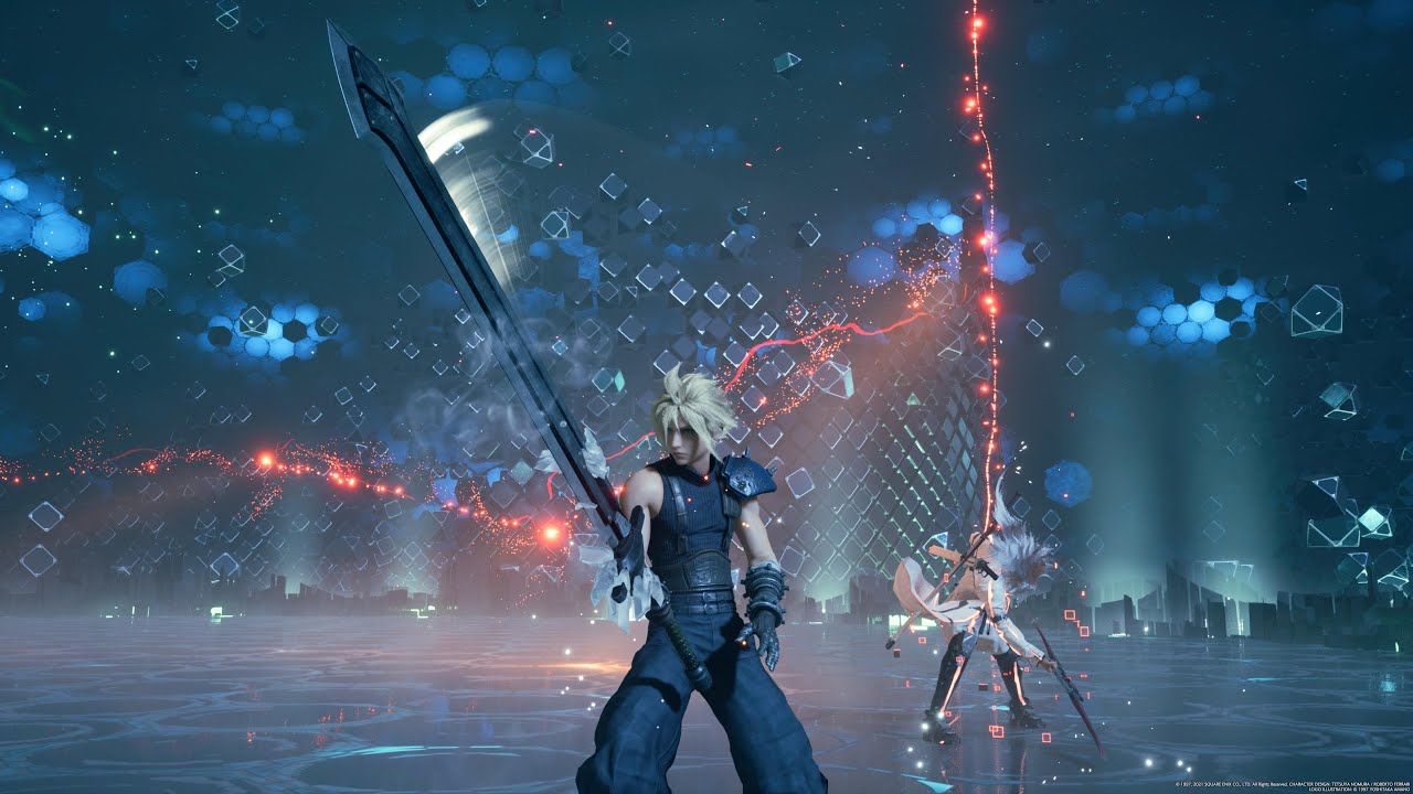 FF7 REMAKE Cloud vs Weiss (Iron Blade)