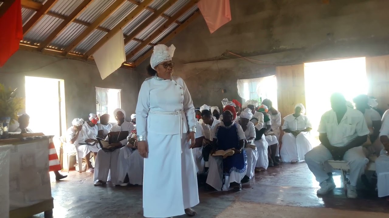 Bishop Jackie from Blake's pen School room giving a word..