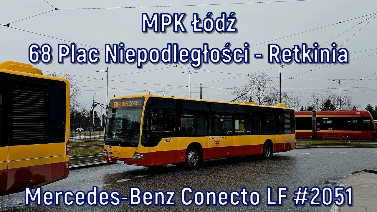 MPK Łódź - linia 68, Mercedes-Benz Conecto LF #2051