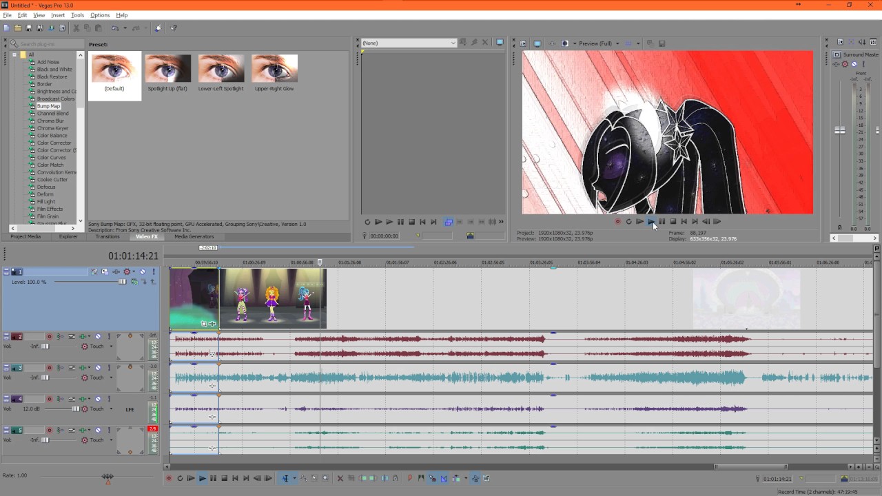 Equestria Girls Rainbow Rocks Welcome to the show: Separated audio track
