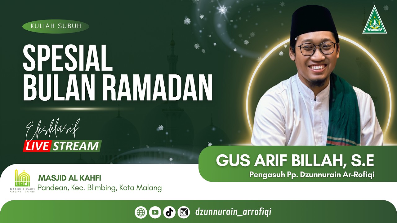 VIRAL.........KULIAH SUBUH BERSAMA : GUS ARIF BILLAH, S.E 11 Ramadhan 1447 H 27 1 Maret 2026. #fypシ