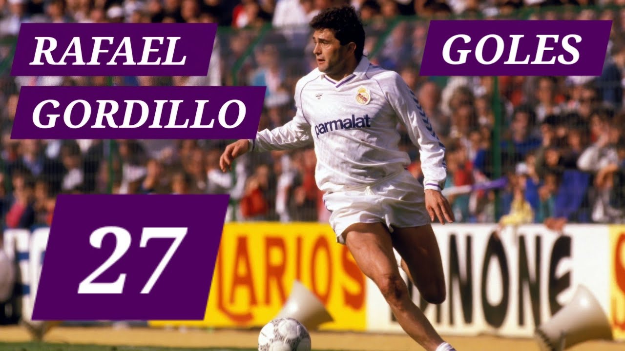 Rafael Gordillo-Goles-27-Real Madrid C .F-1985-1986-1987-1988-1989-1990-1991-1992