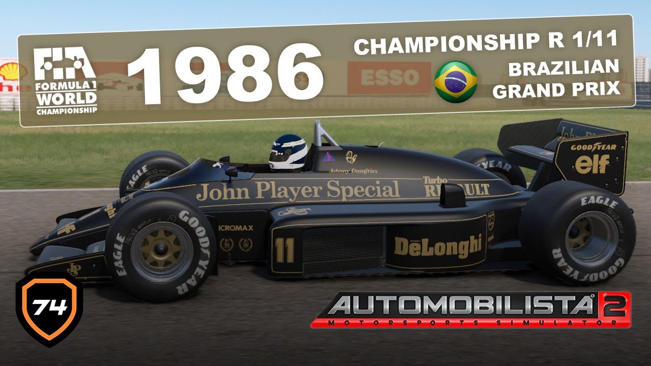 Automobilista 2 | Чемпионат Формулы-1 1986 | 1-й этап | Гран-при Бразилии | F-Classic Gen 1