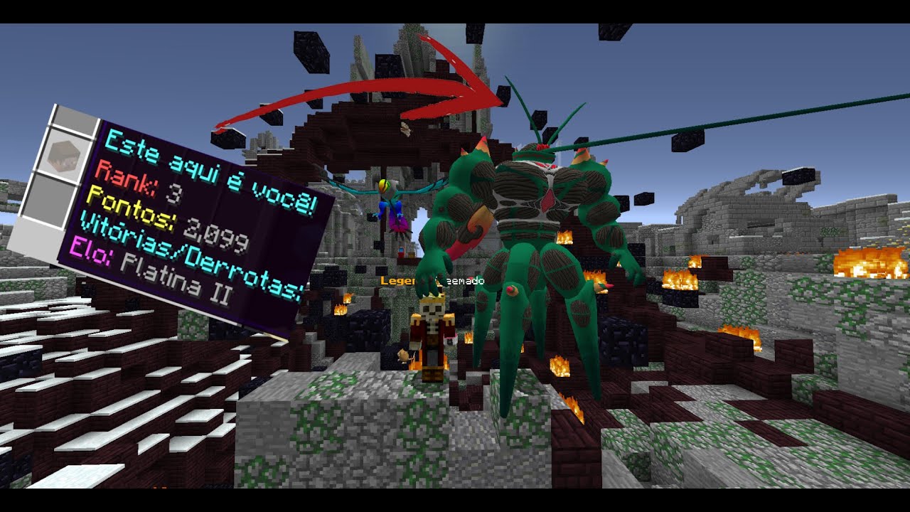 PEGUEI TOP 3 NA RANKED DO PIXELMON BRASIL COM ESSE TIME!
