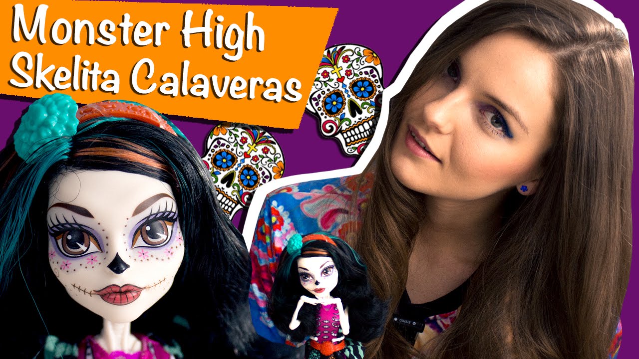 Skelita Calaveras Art Class (Скелита Калаверас Арт Класс) Monster High Обзор BDF14