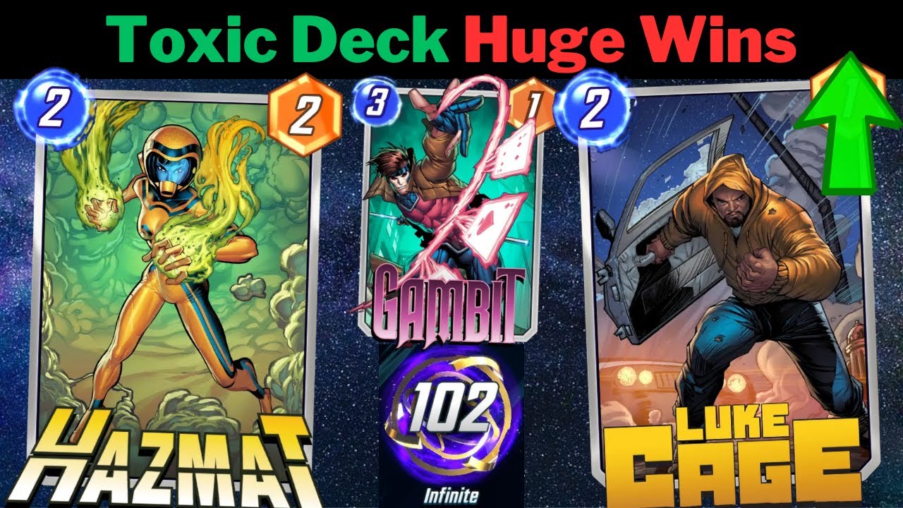 BEST TOXIC HAZMAT DECK After Luke Cage Buff (to Infinite Rank) - Marvel Snap