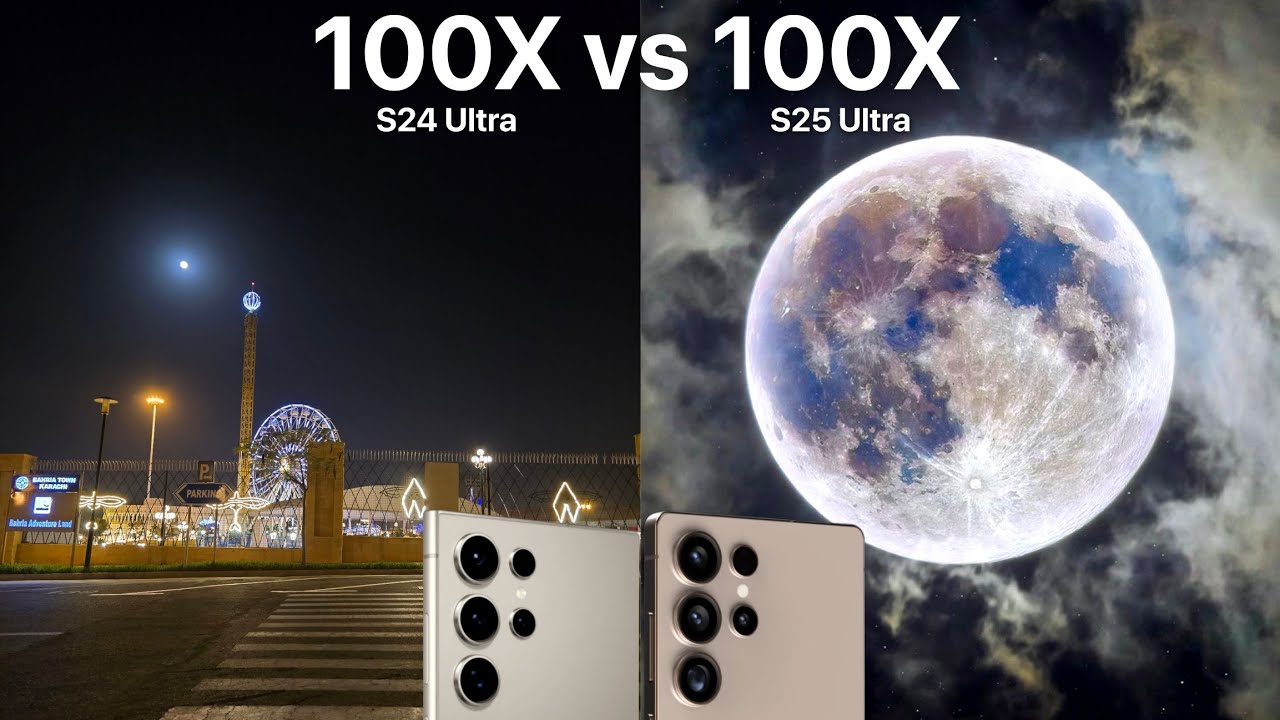 Samsung Galaxy S25 Ultra VS Galaxy S24 Ultra Live Zoom Test Comparison