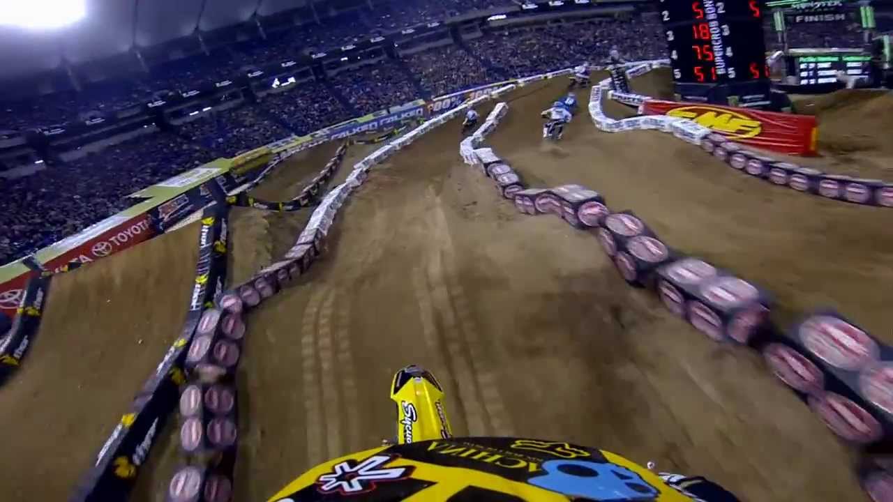 GoPro HD: Broc Tickle Main Event 2013 Monster Energy Supercross from Minneapolis