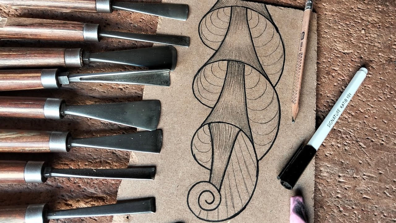 Beautiful flower MDF wood carving: tutorial 