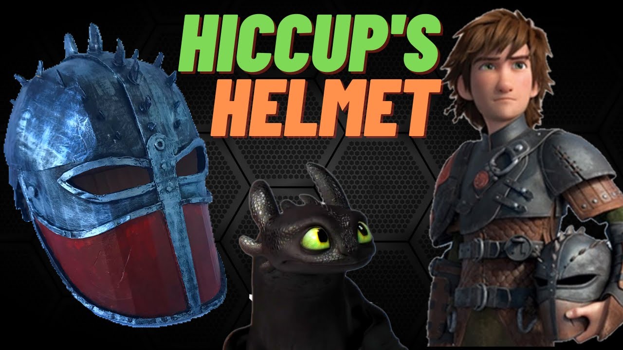 How to make Hiccup's Helmet |DIY Hiccup's Leather leather armor |how to train your dragon