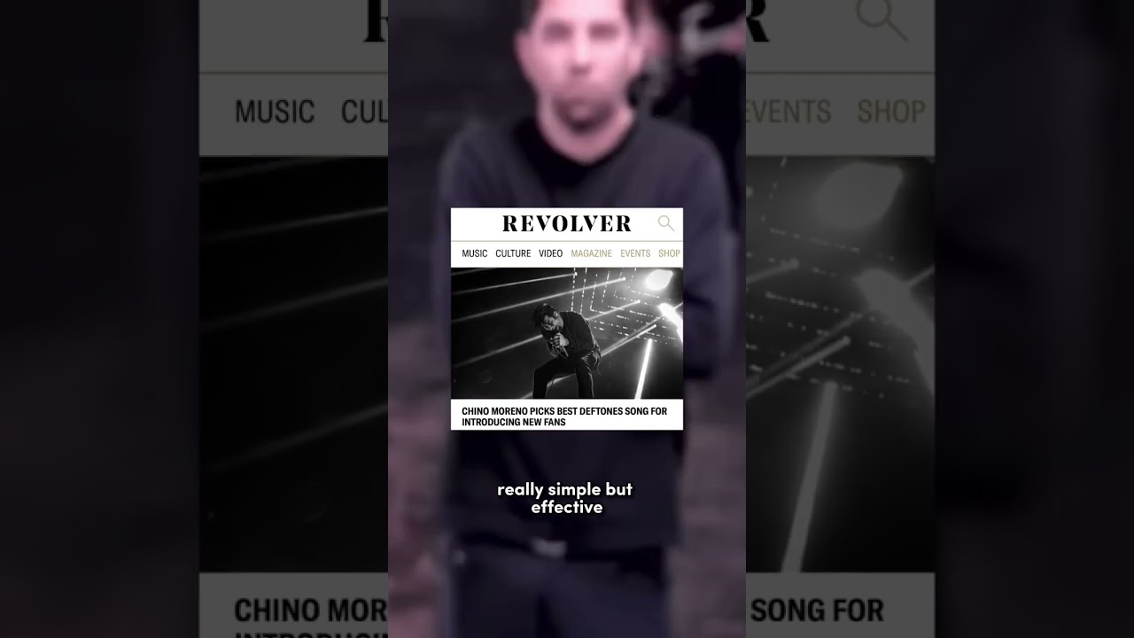 Фронтмен Deftones Чино Морено выбрал лучшую песню для новых поклонников