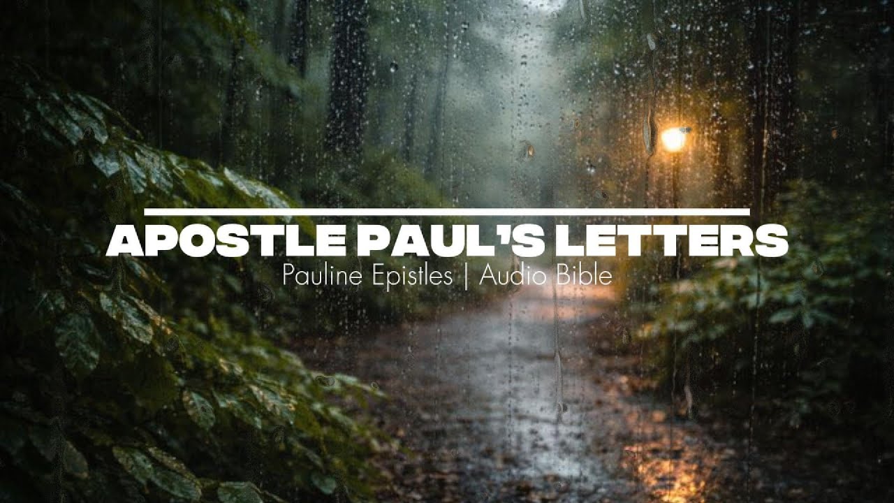 Paul’s Letters (Romans–Philemon) | Bible Reading | Rain Sounds ASMR
