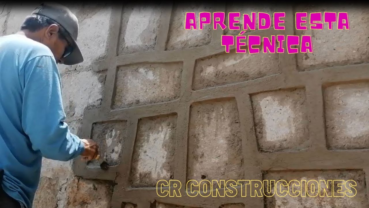 MURO DE PIEDRA Y ACABADO APARENTE.