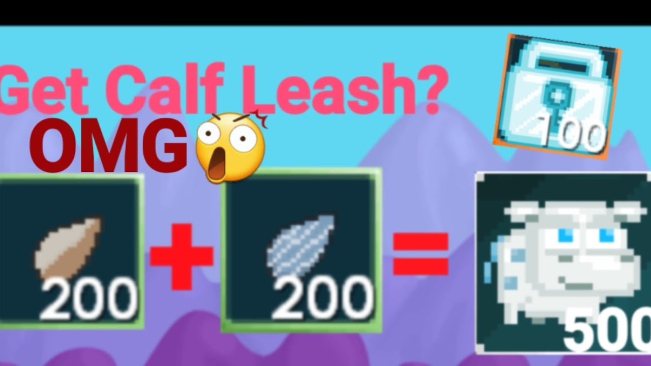 Making 200 Ice Calf Leash Trees - Growtopia