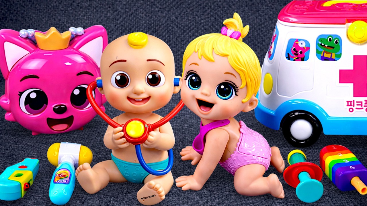 22 Minutes Satisfying with Unboxing COCOMELON Doctor Set, Pinkfong First Aid Toys | Fun Review Toys