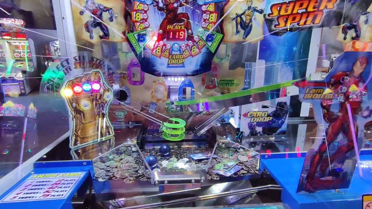 ASMR vol 4: Marvel Avengers Coin Pusher - Arcade Sounds, No Commentary