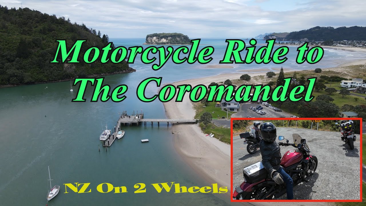 Motorcycle ride from Auckland to the Coromandel Nov 2023