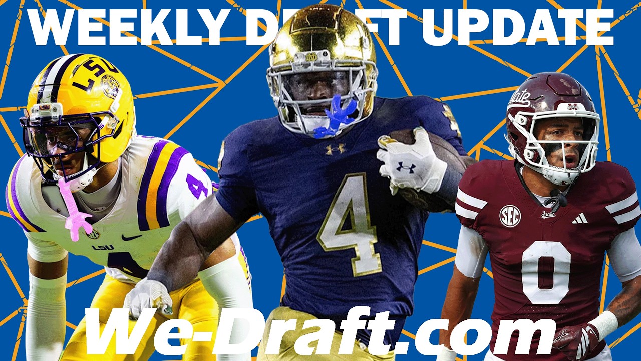 Weekly Draft Update: Jeremiyah Love, Mansoor Delane, Brenen Thompson, and More!
