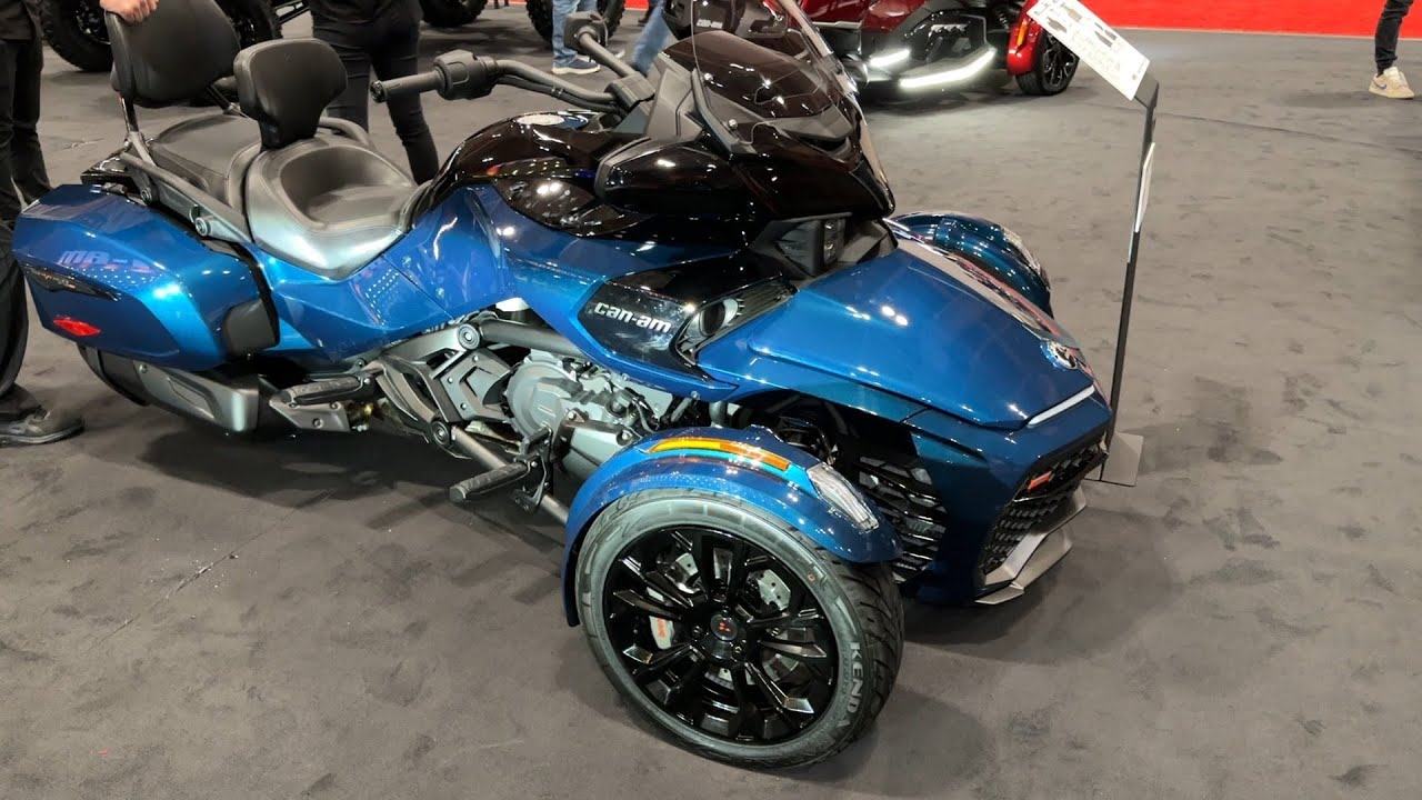 2024 Can Am Spyder F3 T blue