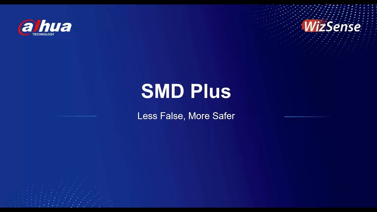 Dahua DACH Webinar Smart Motion Detection, SMD