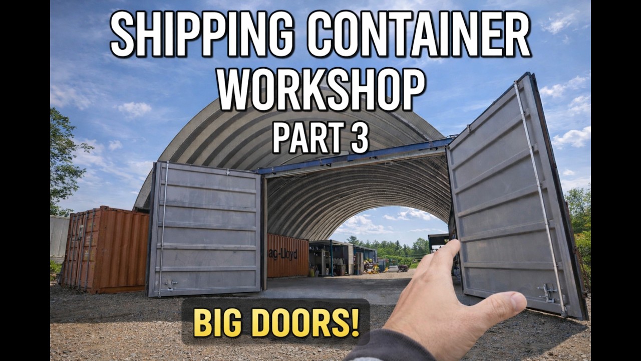 Building A Shipping Container Workshop Part 3
