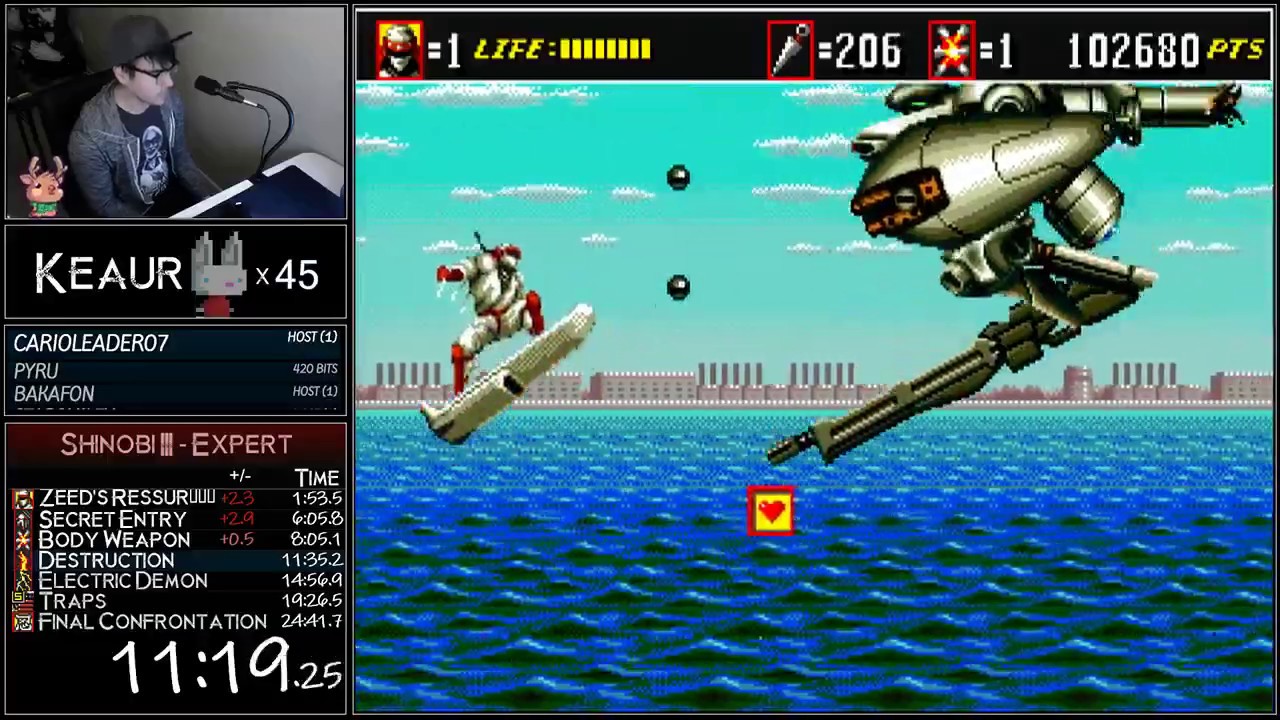 [PB] Shinobi III Expert Speedrun in 24:25