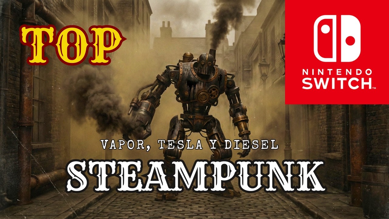 ⚙️ Los 30 MEJORES JUEGOS STEAMPUNK en Nintendo Switch