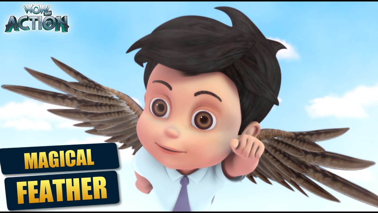 Vir ने क्यो बनाए Magical Feather? | 41 | Hindi Kahani | Wow Kidz Action | Udne Wale Pankh | #spot