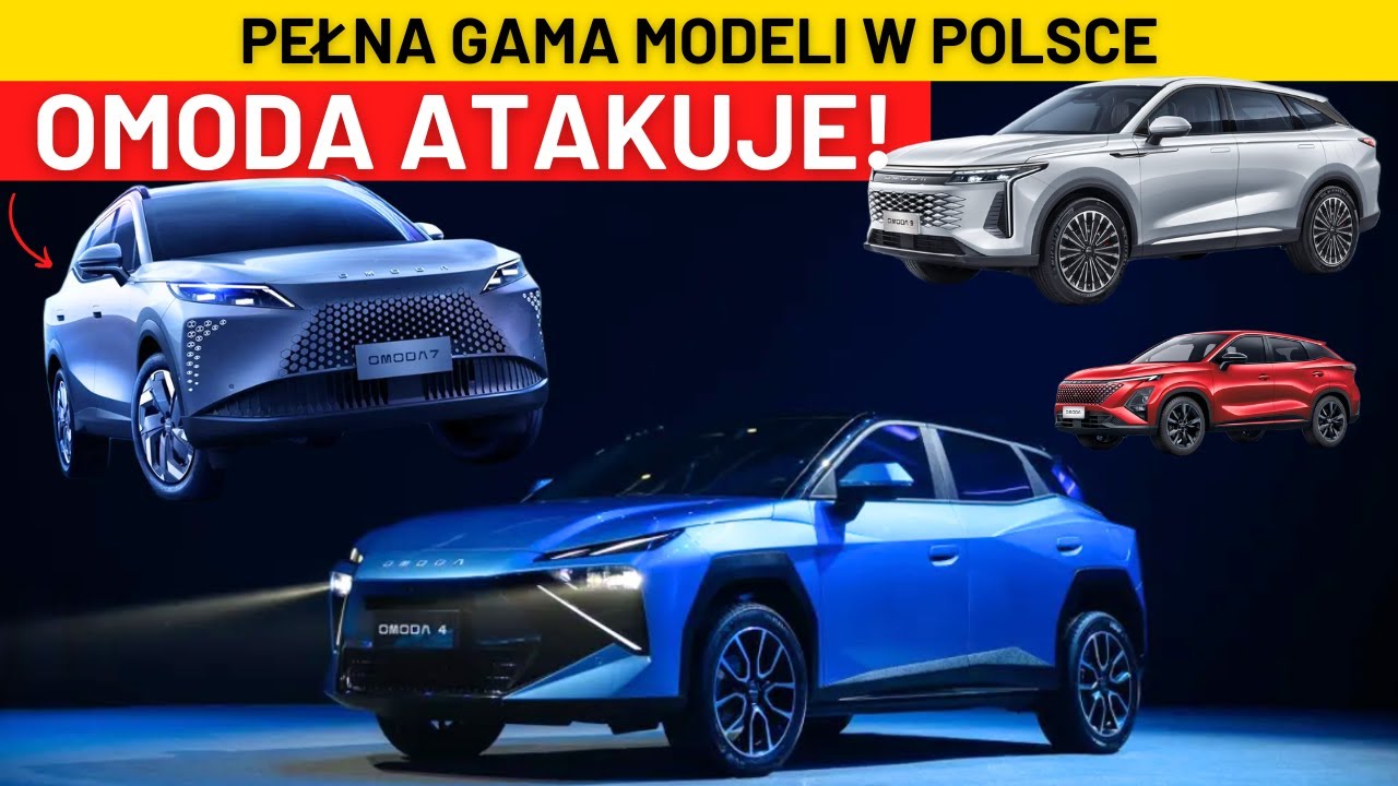 OMODA 4, OMODA 5, OMODA 7, OMODA 9 - PEŁNA GAMA MODELI