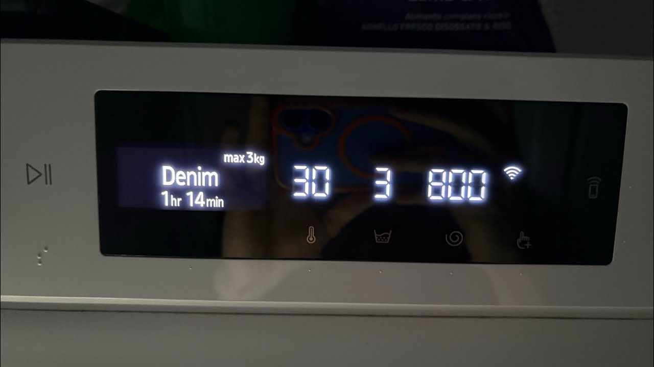 Samsung Bespoke AI WW11BB704DGW - Denim 30° - Full Cycle 
