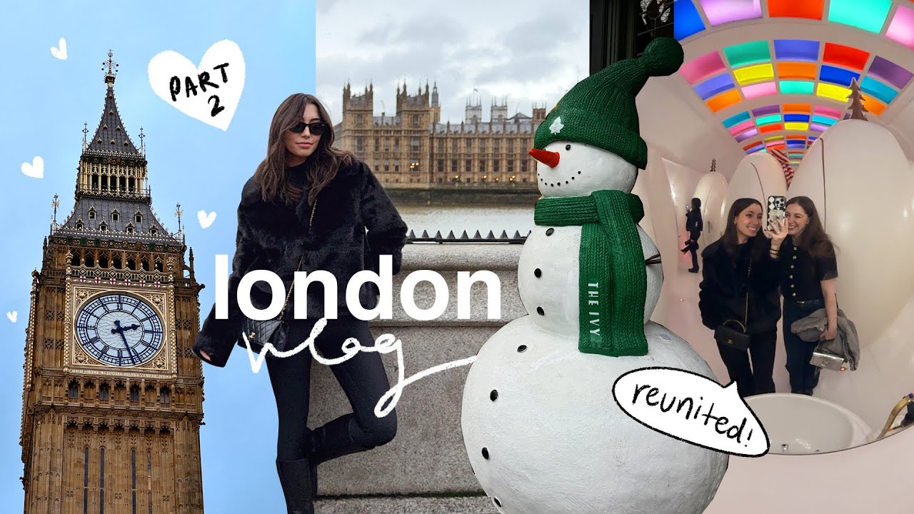 CHRISTMAS IN LONDON: vintage shopping, reuniting w/JILL + a travel day